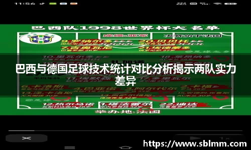 巴西与德国足球技术统计对比分析揭示两队实力差异